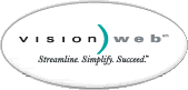 Vision web brand logo